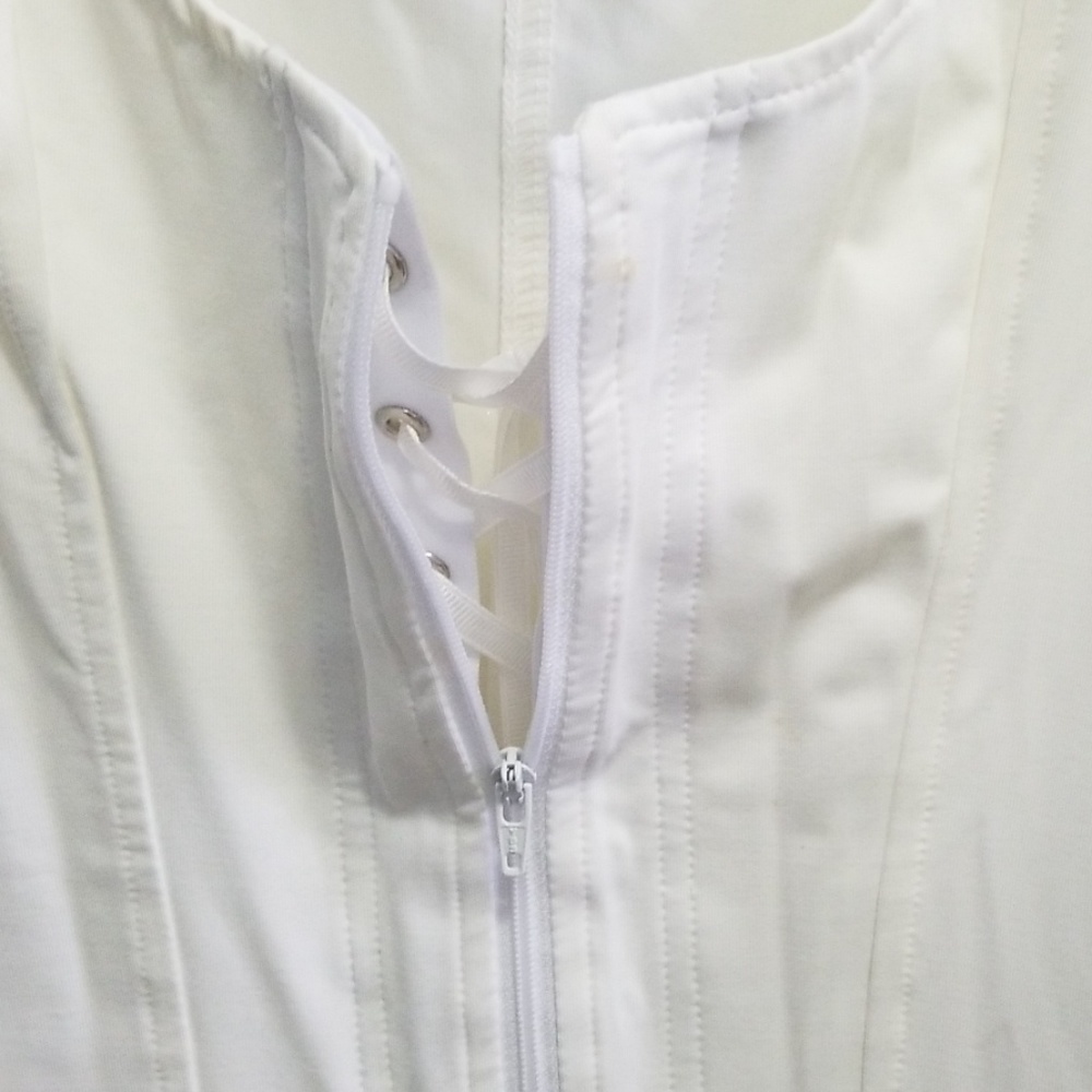 White Corsett tank